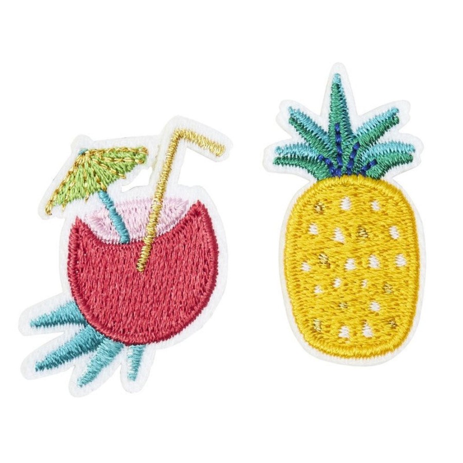 Draeger Paris Broche Brodee Coco Ananas Hot