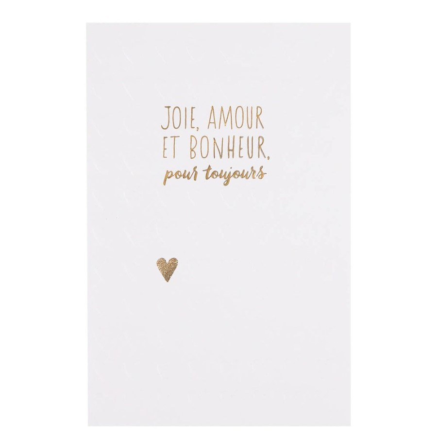 Draeger Paris Carte Mariage Joie Amour Et Bonheur Best