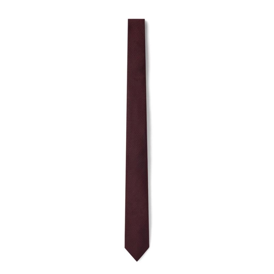 Tie Rack Cravate Fine Twill Rouge Fonce Hot