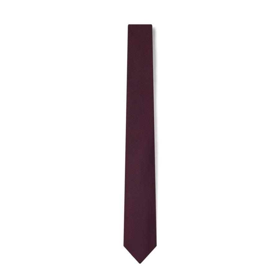 Tie Rack Cravate Twill Rouge Fonce Best