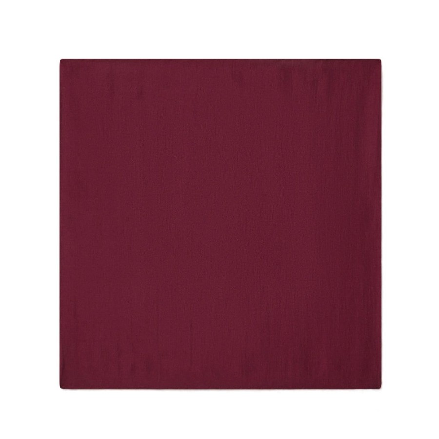 Draeger Paris Pochette De Costume En Soie - Bordeaux Best