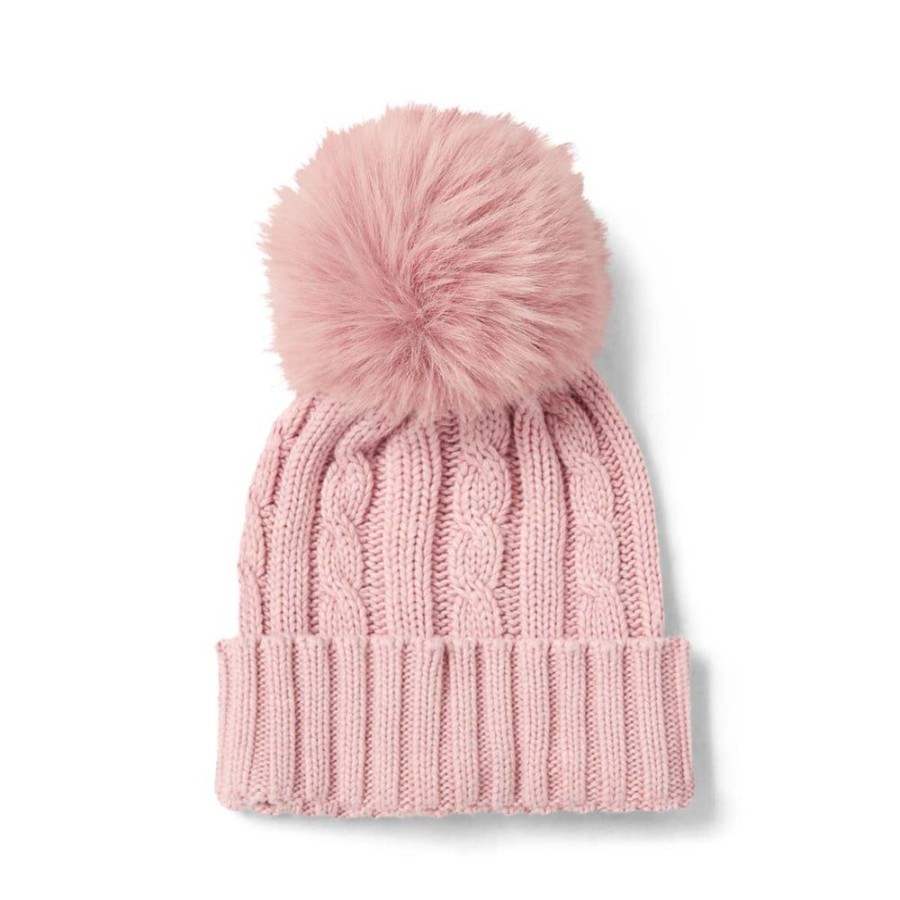 Draeger Paris Bonnet A Pompon - Rose Clair Wholesale