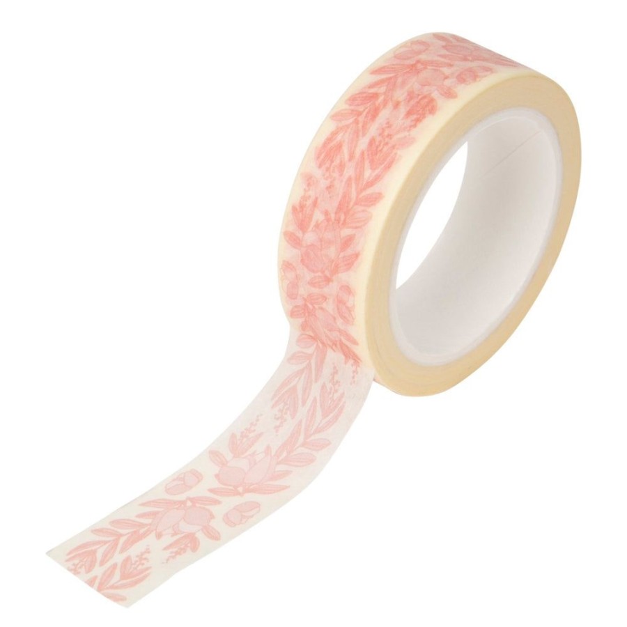 Draeger Paris Masking Tape 10 M - Fleurs - Rose Clearance