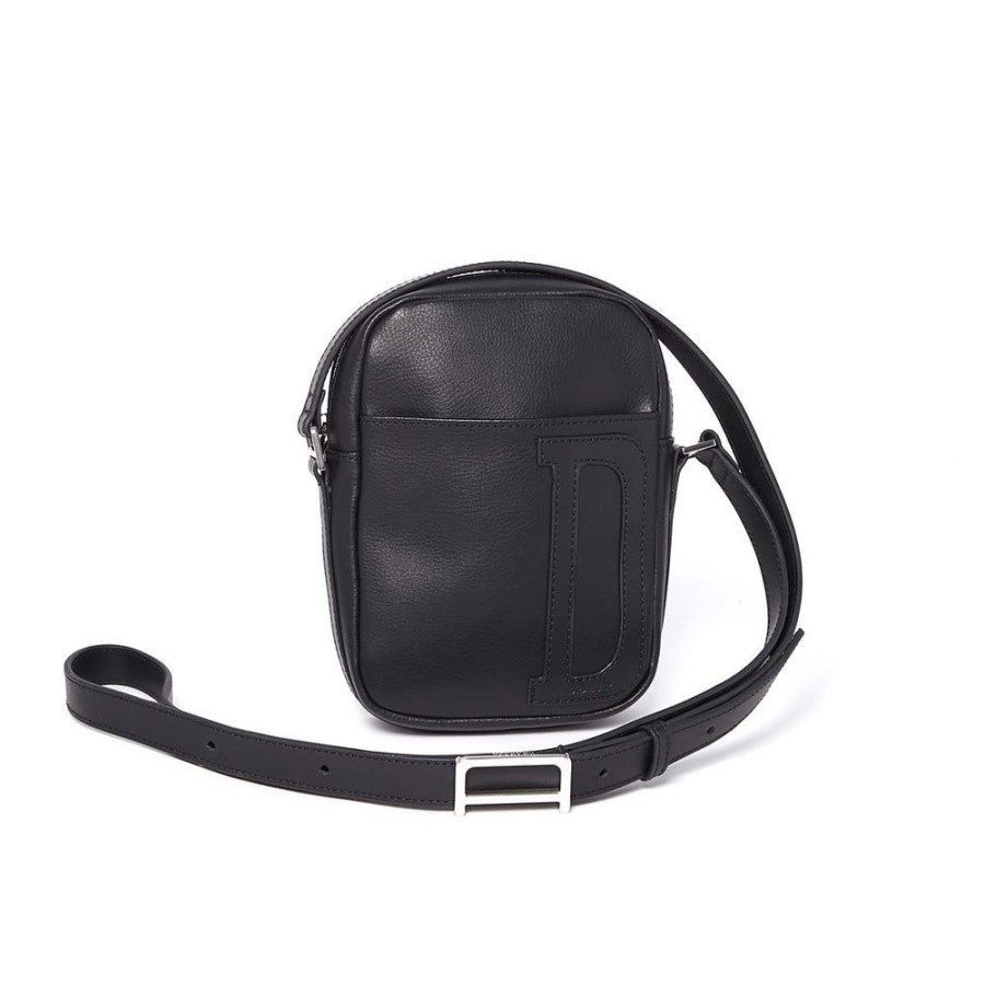 Draeger Paris Sacoche Messenger Bandouliere - Noir - 100% Cuir - Bandouliere Ajustable - Homme Online