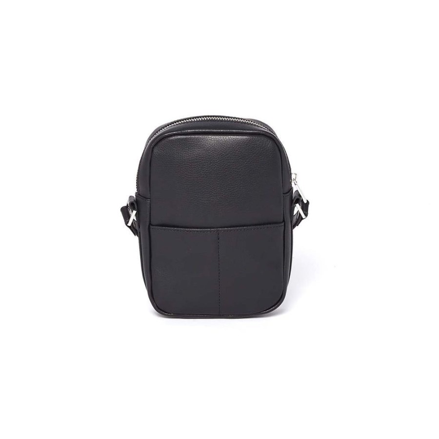 Draeger Paris Sacoche Messenger Bandouliere - Noir - 100% Cuir - Bandouliere Ajustable - Homme Online