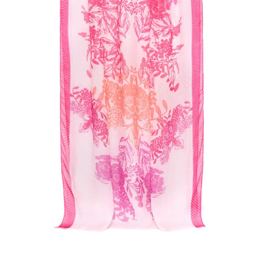 Draeger Paris Foulard Imprime Fleurs Jouy Femme En Coton Wholesale