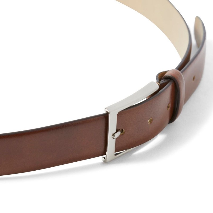 Draeger Paris Ceinture Homme En Cuir Glace - Camel - 100% Cuir Hot