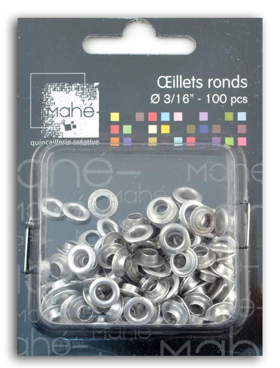 Toga 100 Oeillets Ronds 3/16 - Argent Clearance