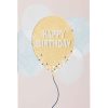 Draeger Paris Carte Happy Birthday Ballon Dore New