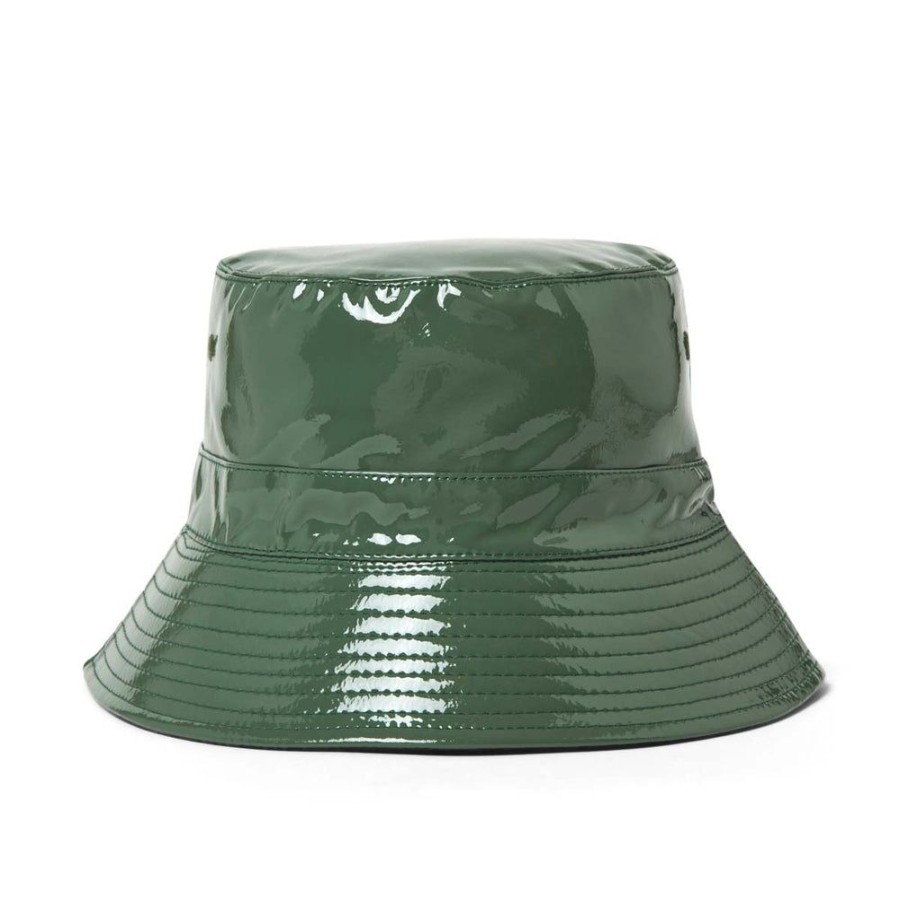 Draeger Paris Chapeau De Pluie - Bob En Vinyle - Vert Bouteille Wholesale