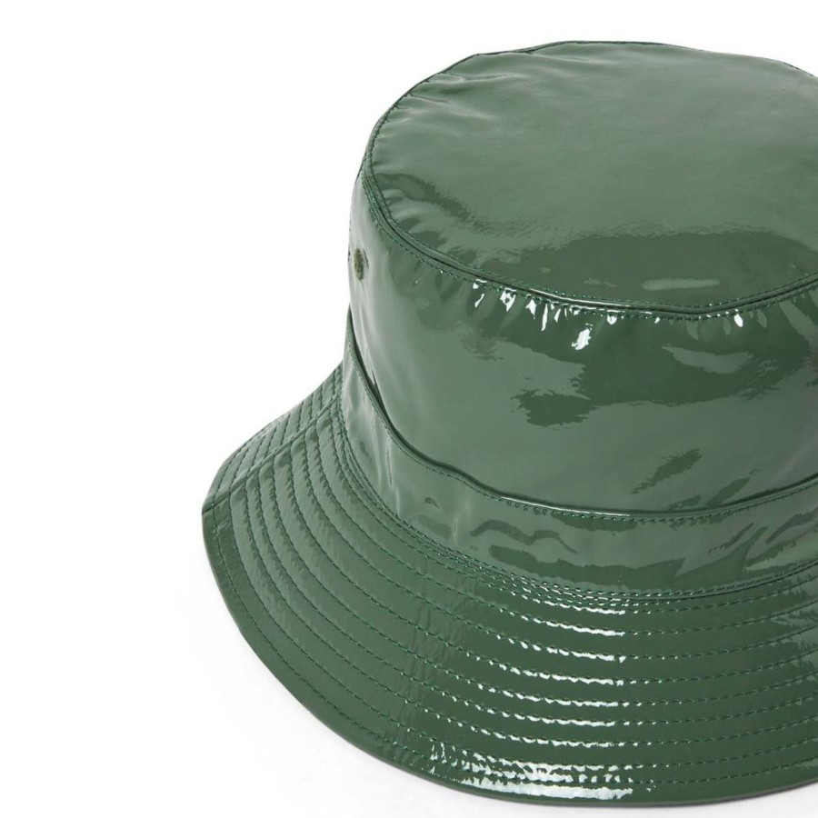 Draeger Paris Chapeau De Pluie - Bob En Vinyle - Vert Bouteille Wholesale