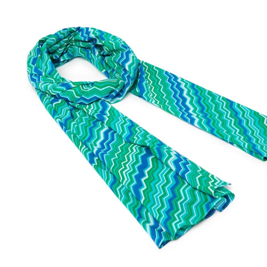 Draeger Paris Etole Rayures Zig Zag - Vert New