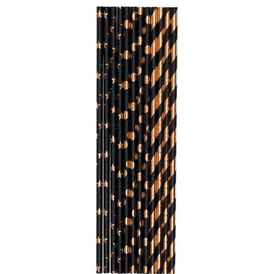 Draeger Paris Paille Papier Noir & Or X24 - Special Reveillon Best