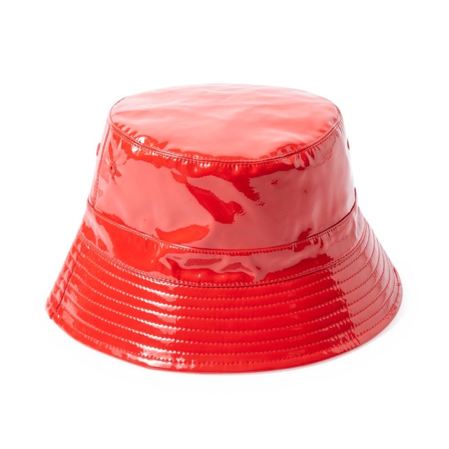 Draeger Paris Chapeau De Pluie - Bob En Vinyle Rouge Clearance