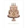 Draeger Paris Carte Signature Gateau Anniversaire Bois - 11,5 X 17Cm Hot