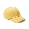 Draeger Paris Casquette En Velours Jaune Moutarde Hot