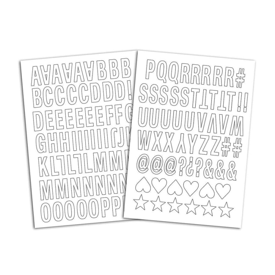 Toga 126 Lettres Thermocollantes - Blanc Enjoy Clearance