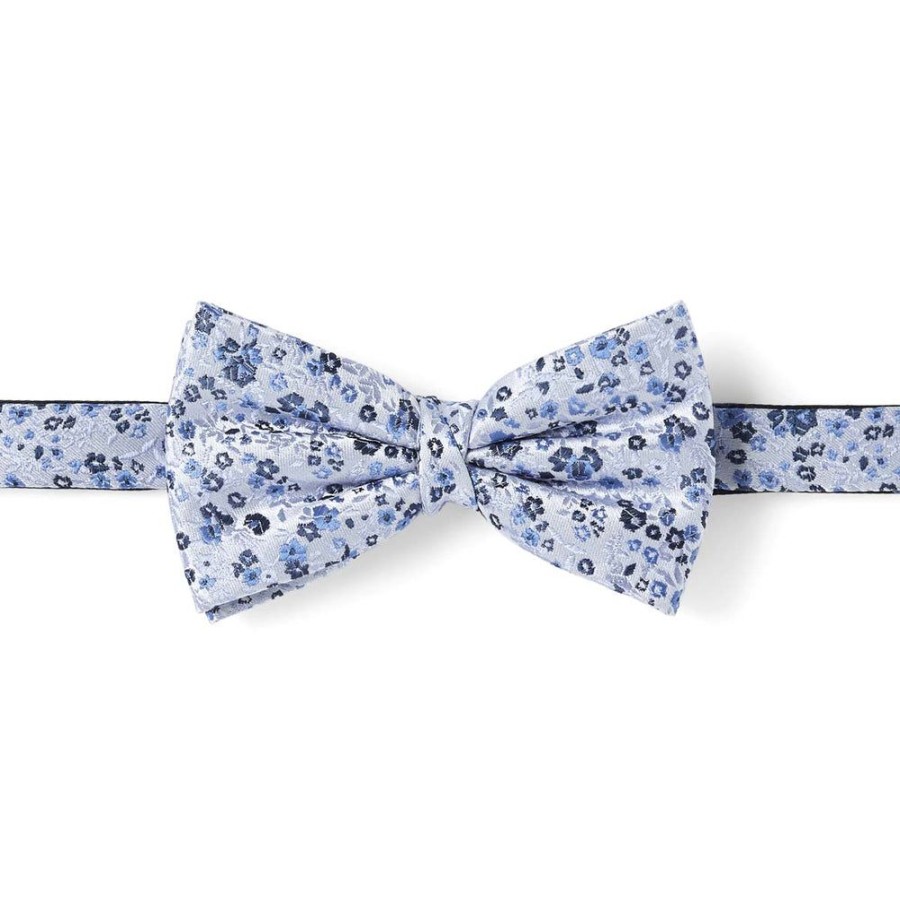 Draeger Paris Noeud Papillon A Fleurs - Bleu Online