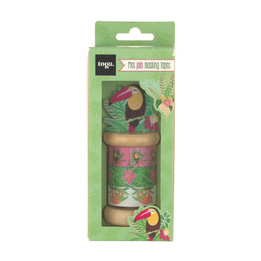 Toga Mini Masking Tape 3X15 Mm Tropical Green Clearance