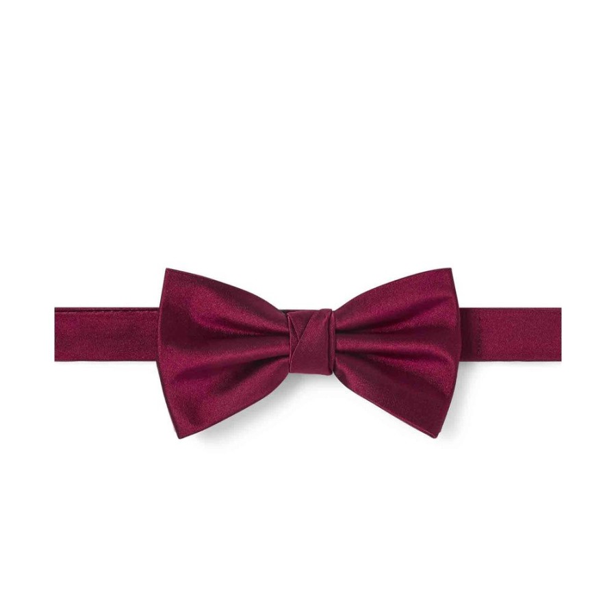 Draeger Paris Noeud Papillon En Twill - Bordeaux Hot