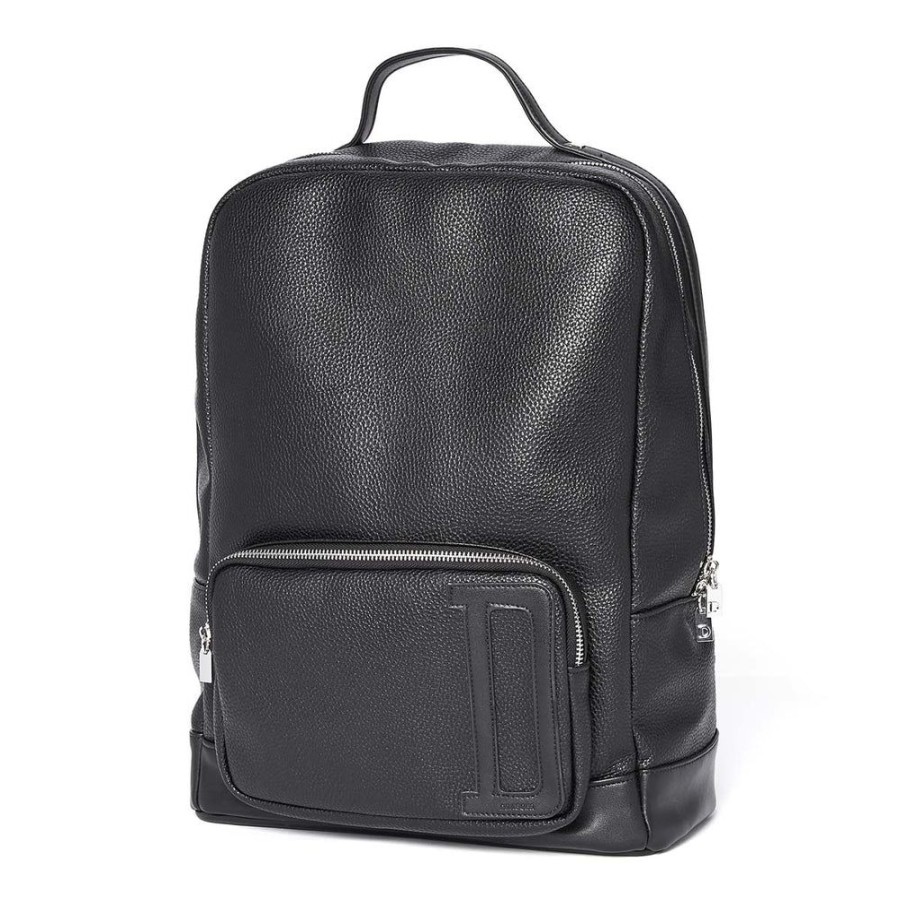 Draeger Paris Sac A Dos New York - Noir - 100% Cuir - Homme - Poche Exterieure Et Interieure Wholesale