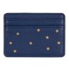 Draeger Paris Porte-Cartes Pois Dores - Bleu Marine Hot