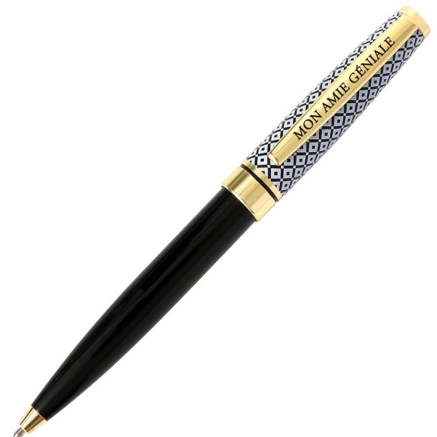 Draeger Paris Stylo Bille Noir Retractable Mon Amie Geniale Hot