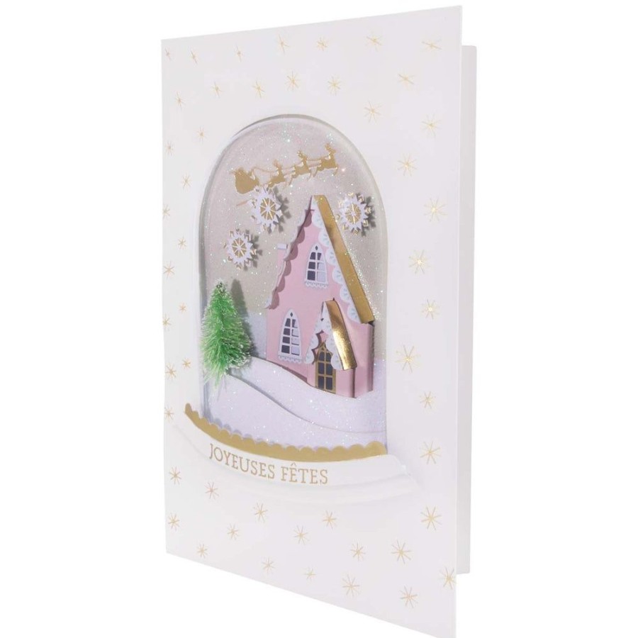 Hallmark Carte Joyeuses Fetes Boule A Neige Wholesale