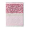 Draeger Paris Etole Jacquard Floral - Rose - 200 Cm X 70 Cm Wholesale