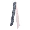 Draeger Paris Foulard Tour De Cou - Petites Fleurs - Rose Bleu Hot