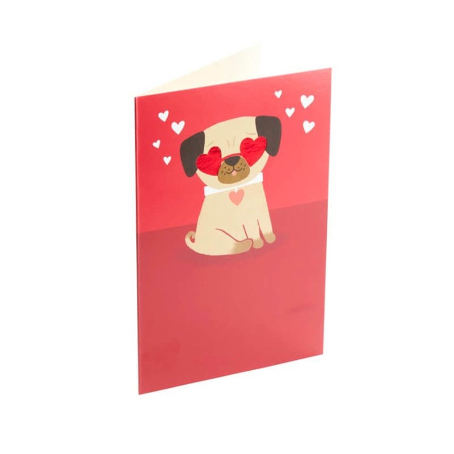 Draeger Paris Carte Saint-Valentin - Chiot Coeurs Hot