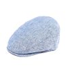 Draeger Paris Casquette Plate - Bleu - Homme - Effet Lin - 3 Tailles Best