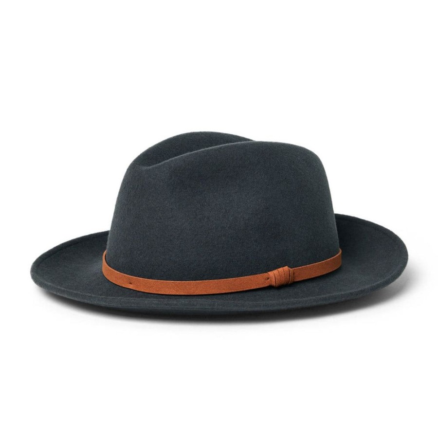 Draeger Paris Fedora Galon Noeud En Laine - Gris Clearance