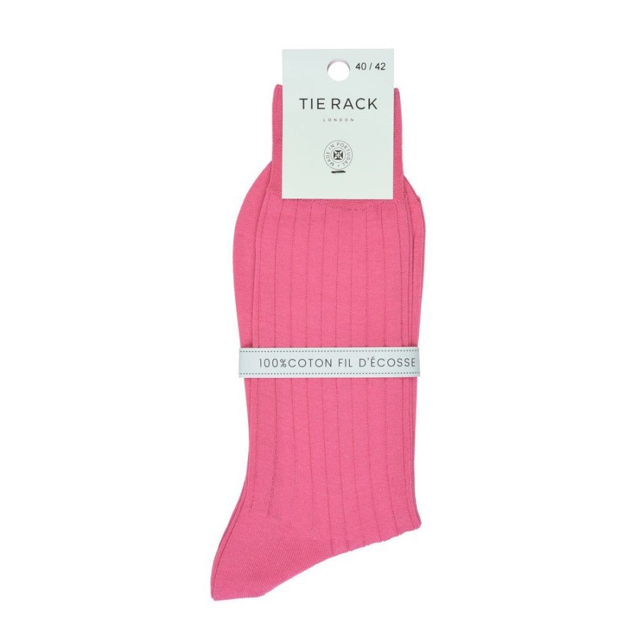 Tie Rack Chaussettes Unies Fuchsia Online