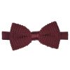 Tie Rack Noeud Papillon Homme Tricot Lie De Vin Hot