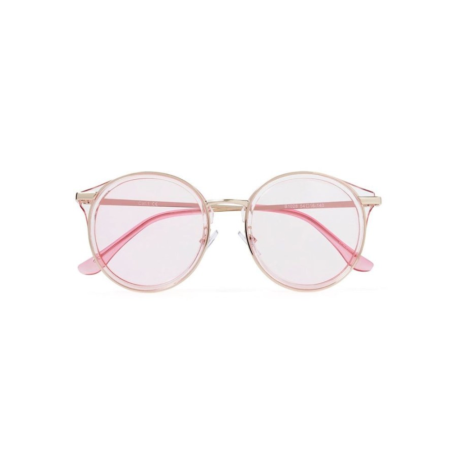 Tie Rack Lunettes Rondes Rose Wholesale