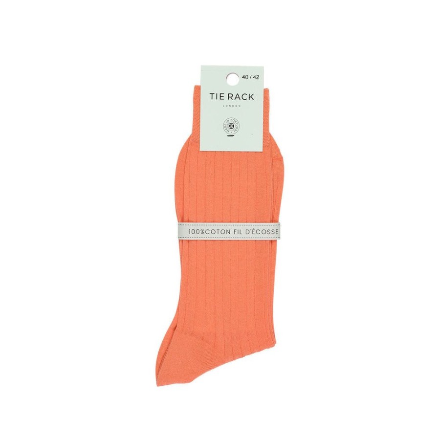 Draeger Paris Chaussettes Unies Peche Hot