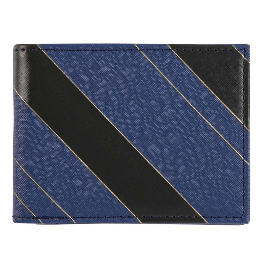 Draeger Paris Portefeuille Homme - Bandes Bleu Marine Et Noires Hot