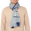 Draeger Paris Foulard Imprime Lettres Draeger - Gris - Homme - 70X180 Cm Best