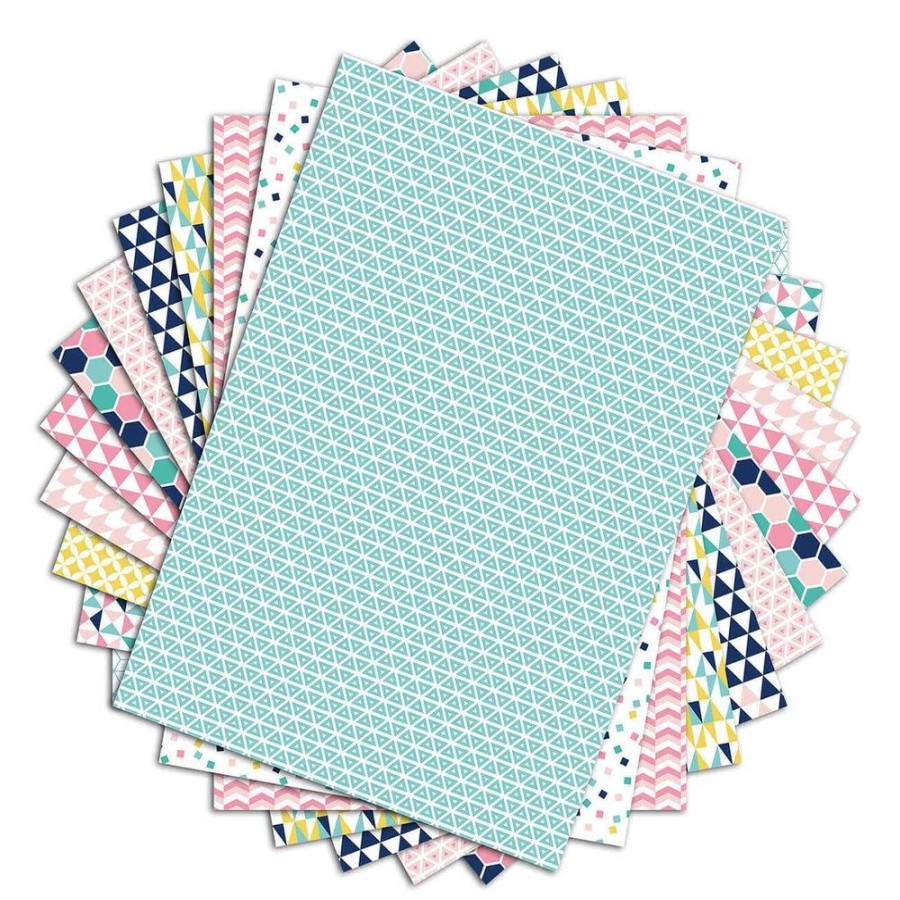 Toga 48 Feuilles A4 Imprimees Geometrique Pastel Clearance