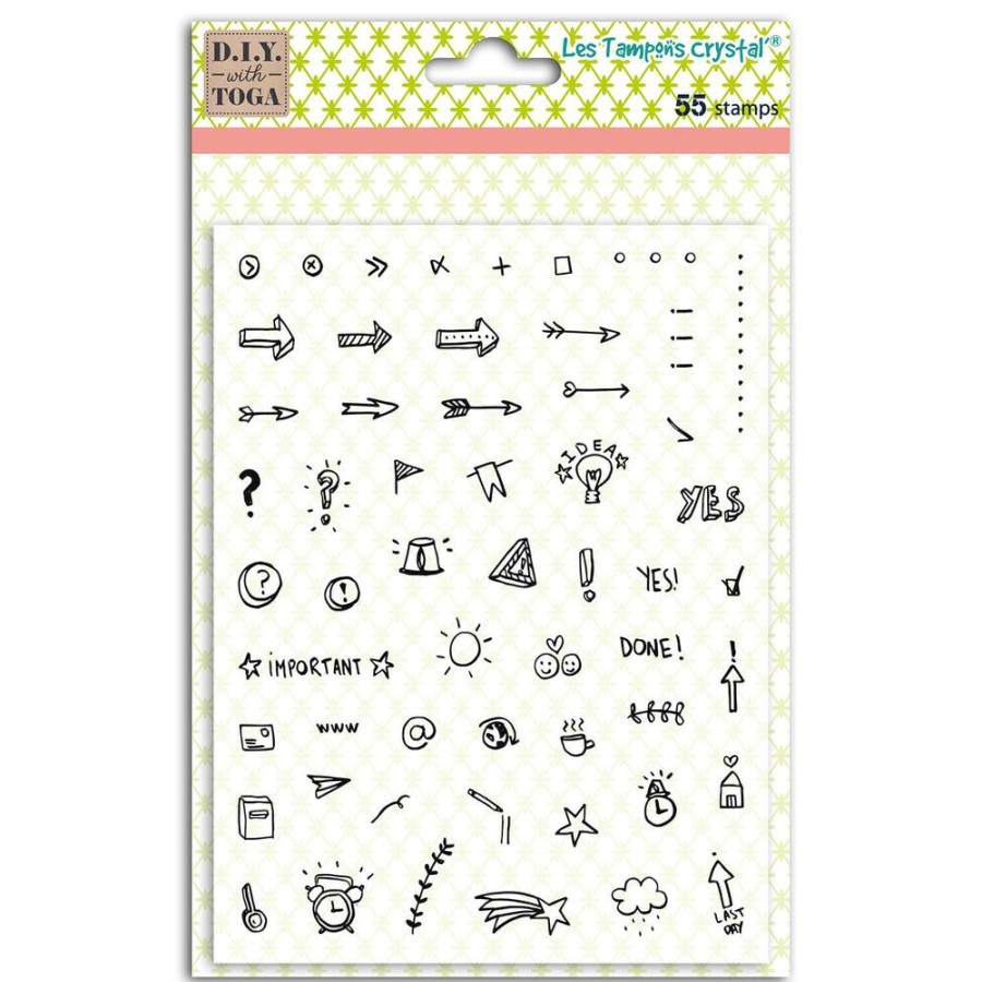 Toga Tampons Crystal Icones Bullet Journal New