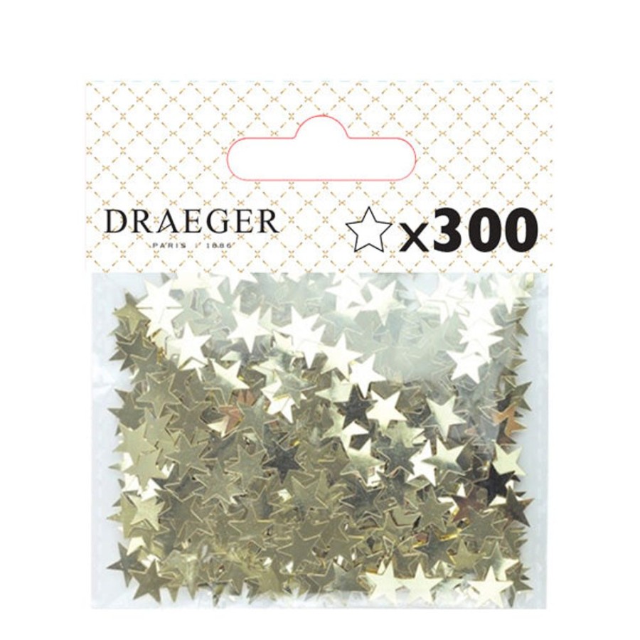 Draeger Paris Confettis En Papier - Dore - Finitions Or A Chaud - Special Reveillon Best