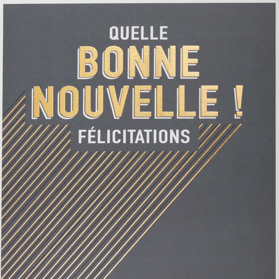 Draeger Paris Carte Felicitations Bonne Nouvelle Clearance