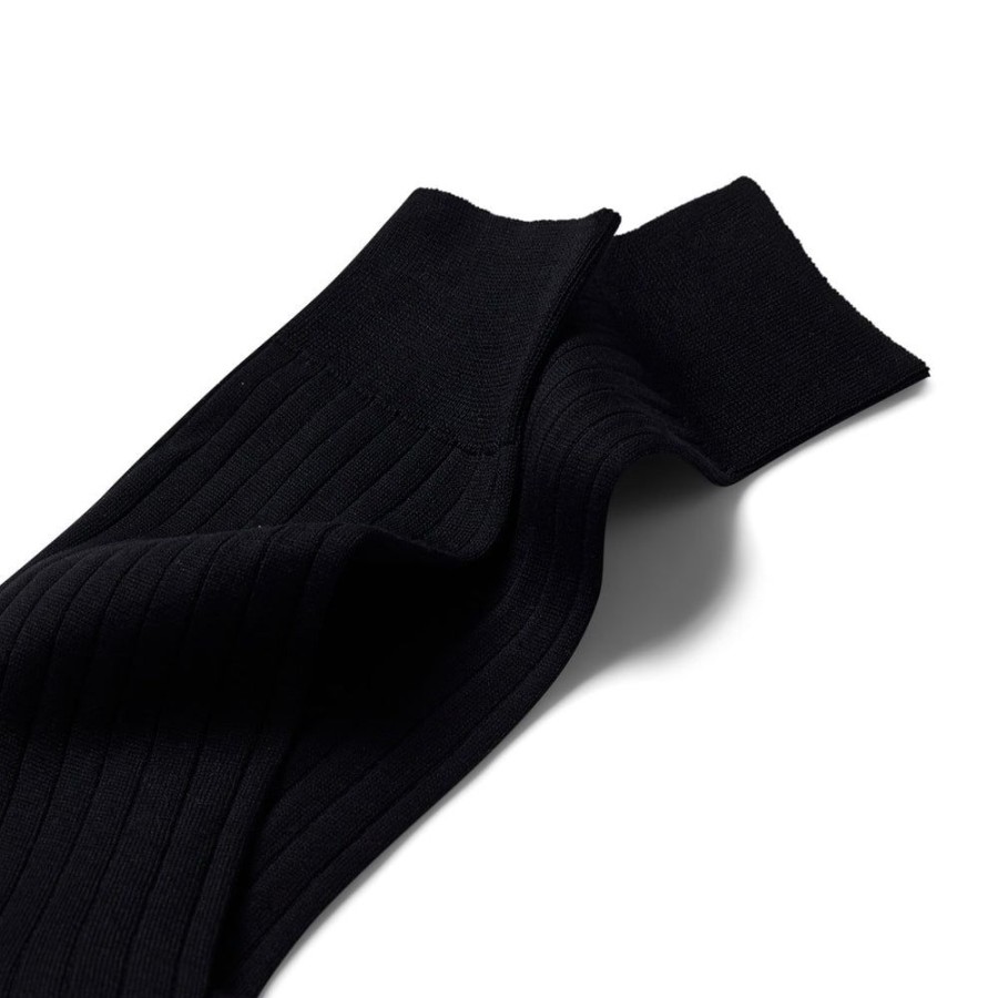 Tie Rack Chaussettes Unies Noires Hot