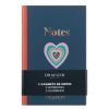 Draeger Paris Lot De 3 Carnets A6 Lignes - Bleu, Ivoire, Pastel Hot