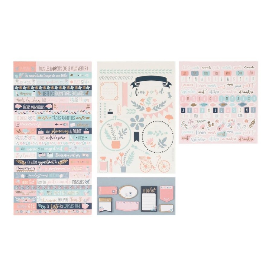 Draeger Paris Kit De Decoration Bullet Journal Fleurs Hot