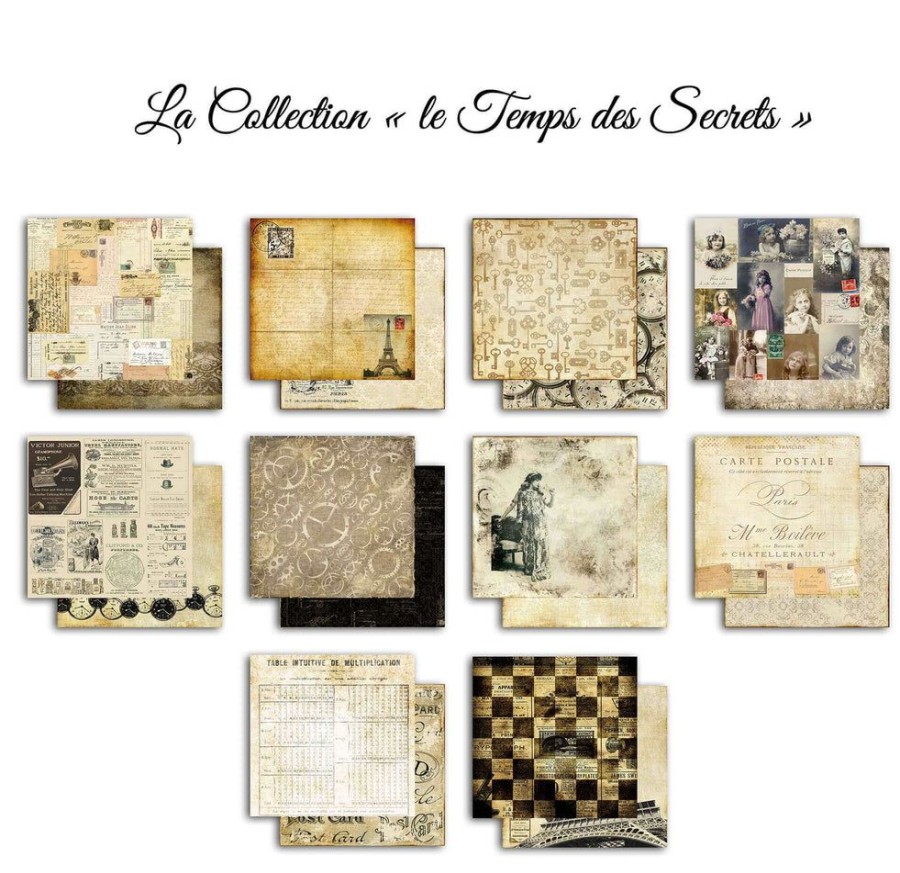 Toga 10 Feuilles Imprimees Le Temps Des Secrets Wholesale