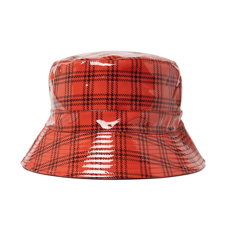 Draeger Paris Chapeau De Pluie - Bob Motif Carreaux Rouge Wholesale