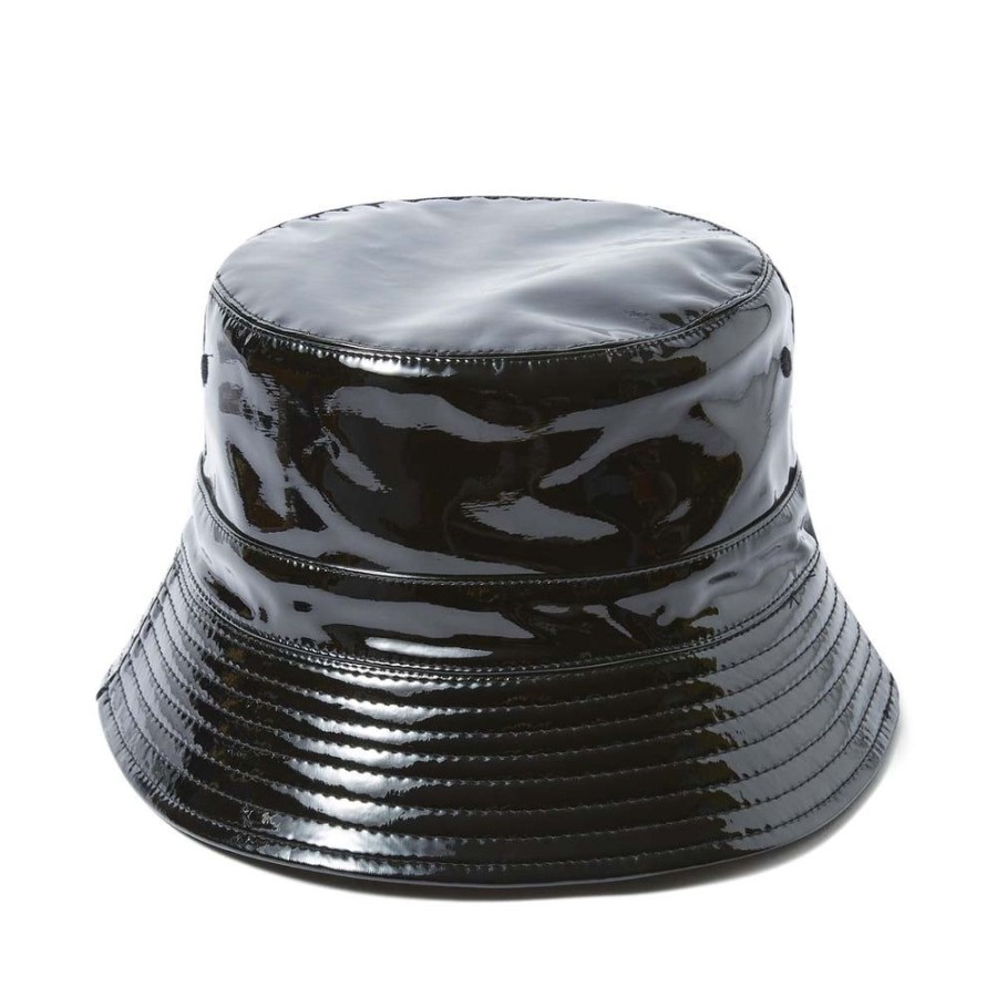 Tie Rack Chapeau De Pluie - Bob En Vinyle Noir Clearance