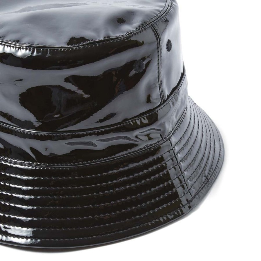 Tie Rack Chapeau De Pluie - Bob En Vinyle Noir Clearance